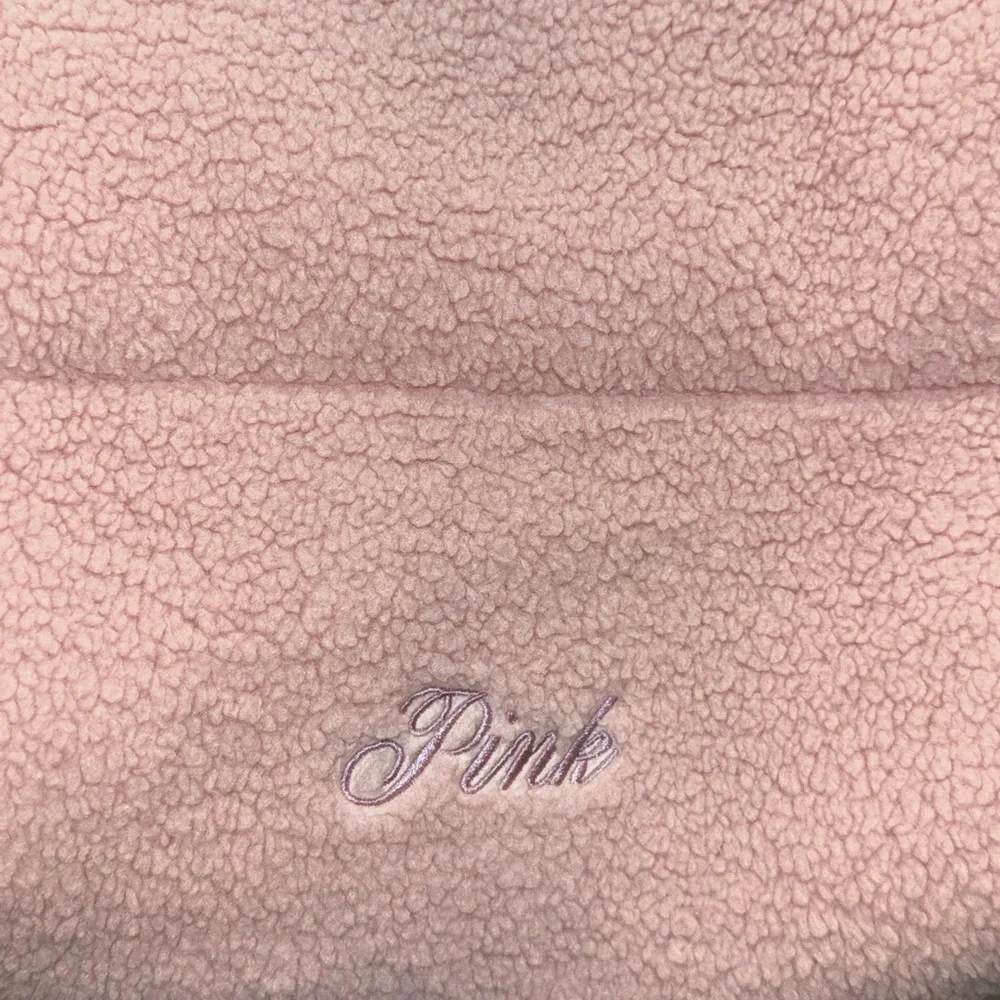 PINK Victoria’s Secret Sherpa Puffer Tote Bag - Soft Pink Cozy Quilted - Picture 3 of 10